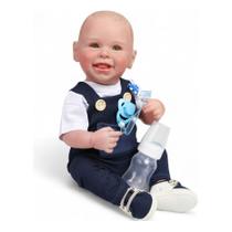 Bebê Reborn Menino Arthur Corpo de Silicone Realista Mundo Kids