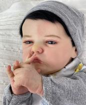 Bebe Reborn Menino Aticus Realista +bolsa Maternidade