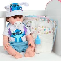Bebê Reborn Menino Com Acessórios Lindo Recém Nascido