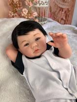 Bebê Reborn Menino Corpo de Pano Macio Lindo e Realista