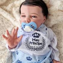 Bebe Reborn Menino Corpo de Pano Recém Nascido