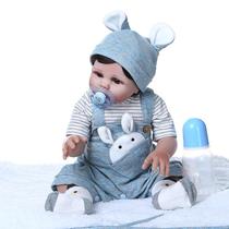 Bebe Reborn Menino Corpo De Silicone 47 Cm Lucas