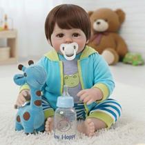 Bebê Reborn Menino Corpo de Silicone pode dar Banho NewHappy Bebê Reborn Menino Corpo de Silicone pode dar Banho NewHappy