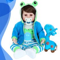 Bebê Reborn Menino Corpo de Silicone pode dar Banho NewHappy Bebê Reborn Menino Corpo de Silicone pode dar Banho NewHappy