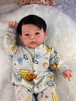 Bebê Reborn Menino Corpo Silicone Articulado Pode Molhar