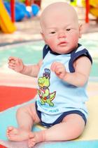 Bebê Reborn Menino davi Realista Corpo de Silicone - Mundo Kids