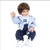 Bebê Reborn Menino Laura Baby - Dino Adam Corpo 100% Vinil