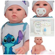 Bebê Reborn Menino Lindo Recém Nascido Com Acessórios
