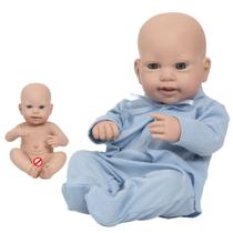 Boneca Bebê Reborn Realista Menina De Silicone 42cm Cheirosa