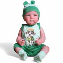 Bebê Reborn Menino Lucas Corpo de Silicone 45cm - Mundo Kids