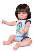 Bebê Reborn Menino Matheus Corpo de Silicone Cabelo Castanho Escuro - Mundo Kids Bebê Reborn Menino Matheus Corpo de Silicone Cabelo Castanho Escuro - Mundo Kids