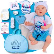 Bebê Reborn Menino Original Realista de Silicone Com Bolsa Maternidade Envio Imediato