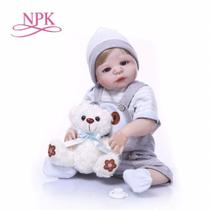 Bebê Reborn Menino Realista 100% Silicone 57cm - Gael Bebê Reborn Menino Realista 100% Silicone 57cm - Gael