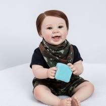 Bebê Reborn Menino Realista Com Acessórios Inclusos