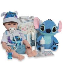 Bebê Reborn Menino Realista Príncipe Bolsa Vários Itens Bebê Reborn Menino Realista Príncipe Bolsa Vários Itens