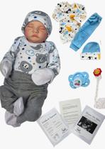 Bebê reborn menino realista silicone