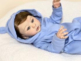 Bebe Reborn Menino Silicone Toma Banho Realista