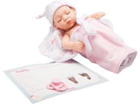 Bebê Reborn Mini Zoe Laura Baby 30cm - com Acessórios