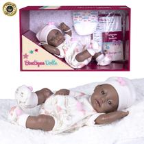 Bebê Reborn Negra Boneca Realista Boutique Dolls Menina