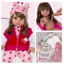 Bebê Reborn Para Comprar Realista + Itens Barbie