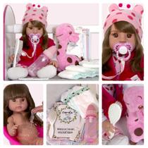 Bebê Reborn Para Vender Princesa + Roupinhas e Itens 52 cm