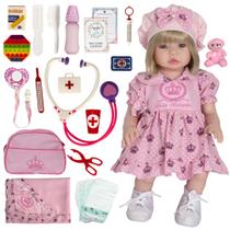 Bebe Reborn Princesa Baby Alive 52 cm Loira Realista Barata