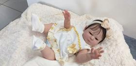 Bebe Reborn Princesa Carmela Silicone Recém Nascida