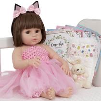 Bebe Reborn Princesa Coelhinha Fofa Recém Nascida