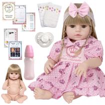 Bebê Reborn Princesa Fada Madrinha 100 % Silicone Acessórios