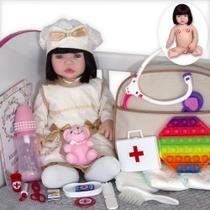 Bebê Reborn Princesa Menina Pode Tomar Banho Magazine Luiza - Cegonha Reborn Dolls