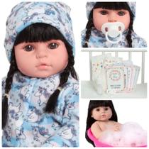 Bebe Reborn Princesa Valentina 46cm Macacão Unicórnio Fofo Bebe Reborn Princesa Valentina 46cm Macacão Unicórnio Fofo