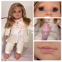 Bebê Reborn Real Menina Princesa Realista Membros Silicone - Cegonha Reborn Dolls