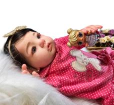 Bebê Reborn Realista Abigail tecido Bebê Reborn Realista Abigail tecido