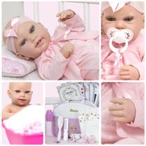 Bebe Reborn Realista Carequinha + Acessórios Envio Imediato
