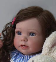 Bebe Reborn Realista de Silicone New Happy Boneca Reborn