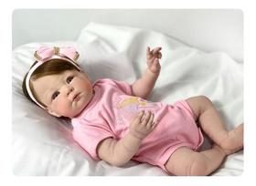 Bebe Reborn Princesa Banho Silicone Realista Abigail
