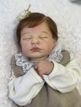 Bebê reborn realista lou lou dormindo premium Bebê reborn realista lou lou dormindo premium