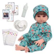 Bebe Reborn Realista Masculino Pijama Marinheiro Acessórios Bebe Reborn Realista Masculino Pijama Marinheiro Acessórios