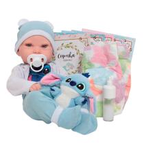 Bebê Reborn Realista Menina Olhos Azuis Itens Pode Banho Bebê Reborn Realista Menina Olhos Azuis Itens Pode Banho