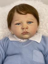 Bebê reborn realista menino cameron premium Bebê reborn realista menino cameron premium