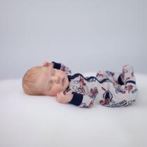 Bebê Reborn Realista Miguel, Dormindo Recém Nascido,