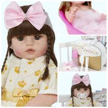 Bebê Reborn Realista Silicone Abigail 20 Acessórios Bolsa Bebê Reborn Realista Silicone Abigail 20 Acessórios Bolsa