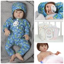 Bebe Reborn Recém Nascido Fio a Fio Com Kit Itens Pode Banho Bebe Reborn Recém Nascido Fio a Fio Com Kit Itens Pode Banho