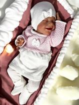 Bebe Reborn RecémNascido UltraRealista de Vinil de Silicone 42cm
