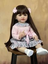 Bebê Reborn Silicone 55cm Betty Lançamento - Real Baby Dolls