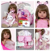 Bebe Reborne Menina Princesa Bailarina e Acessórios Bebe Reborne Menina Princesa Bailarina e Acessórios