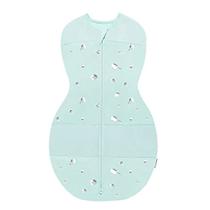 Bebê Sleepea Mais Feliz Swaddle de 5 segundos - 100% algodão orgânico Baby Swaddle Cobertor - Doctor Designed promove o desenvolvimento saudável do quadril (Teal Planets, Large)