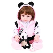 Bebe Sweetie Reborn(R) Urso Panda Silicone Doll- 48cm Bebe Sweetie Reborn(R) Urso Panda Silicone Doll- 48cm