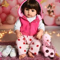 Bebê Sweetie Reborn Realista Silicone-doll 48cm