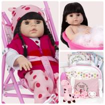 Bebe Tipo Reborn Girafinha Realista Linda Enxoval Completo